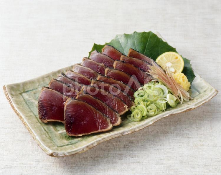 鰹のたたき 鰹のタタキ,カツオ,魚料理の写真素材