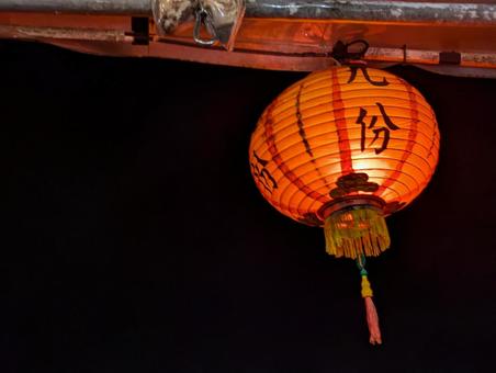 台湾　九份のお茶屋さんの提灯 旅,異国,アジアの写真素材