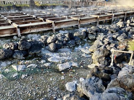 草津温泉 草津温泉,温泉,酸性の写真素材