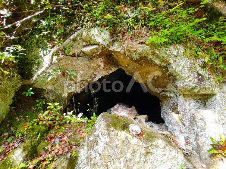 写真素材：千葉県 安房神社の洞窟遺跡 安房神社,洞窟遺跡,千葉県の写真素材