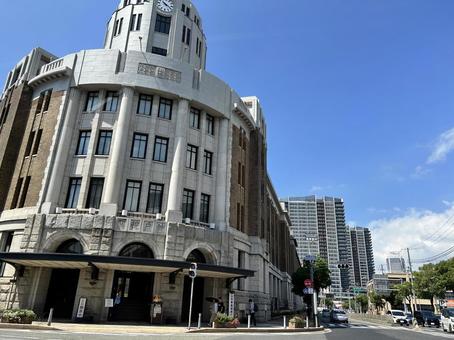 神戸税関 神戸税関 街並み,街,古い建築物の写真素材