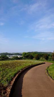 高台の風景 高台の風景の写真