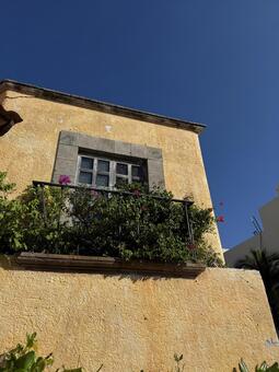 メキシコの建物 メキシコ,カンクン,街並みの写真素材