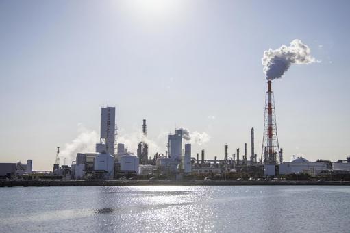 四日市 工業地帯 四日市,工業地帯,風景の写真素材