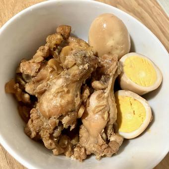 手作りの手羽元と玉子の煮物 手作りの手羽元と玉子の煮物 手羽元,玉子,煮物の写真素材