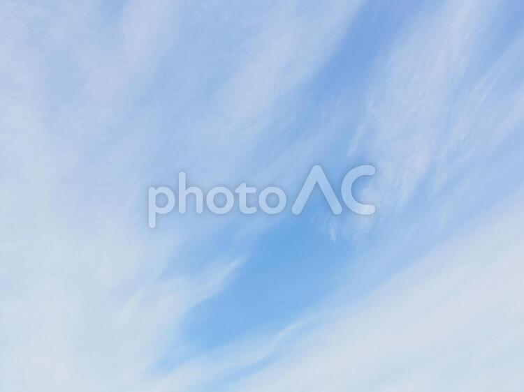 冬の幕張海岸の空 光,冬,千葉の写真素材