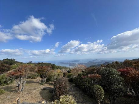 秋の山 秋の山の写真