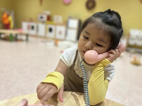 Photo, niños, chica, teléfono, 