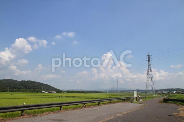 三木鉄道、下石野駅、跡地 三木鉄道,別所ゆめ街道,廃線の写真素材