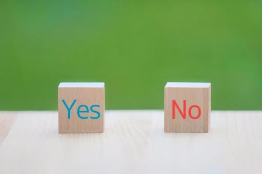 Yes/No の選択肢のイメ─ジ 1 Yes/No の選択肢のイメ─ジ 1の写真