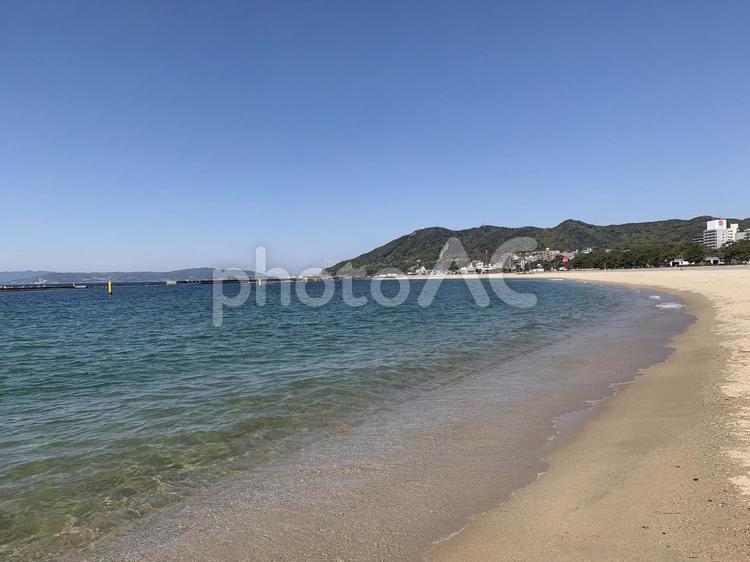 須磨海岸（神戸市須磨区） 須磨海岸,海水浴,神戸の写真素材