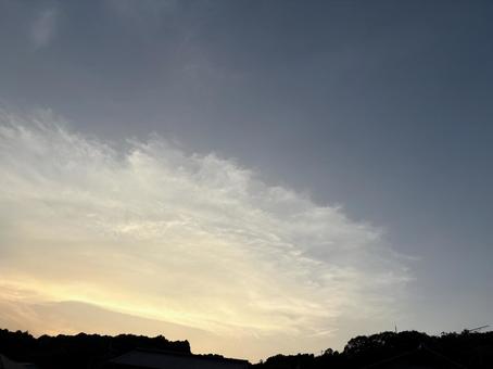 夕暮れのグラデーション 夕暮れのグラデーションの写真