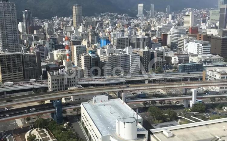神戸の風景 神戸,ビル群,都市風景の写真素材