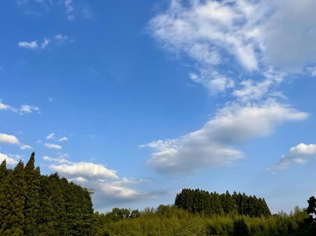 Photo, blue sky, sky, cloud, 