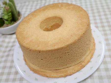シフォンケーキの写真