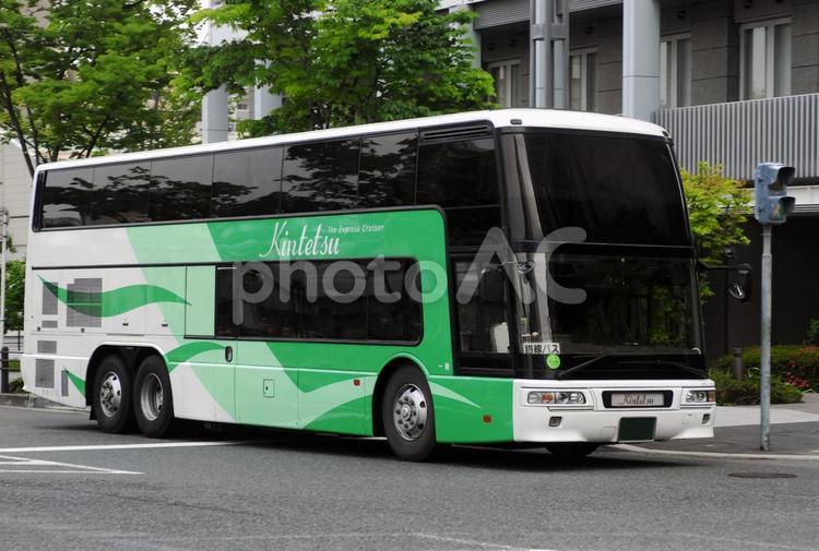 三菱ふそう　エアロキング　近鉄 バス,乗り物,夜行バスの写真素材