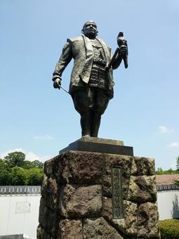 徳川家康之像　駿府城公園 徳川家康,駿府城,将軍の写真素材