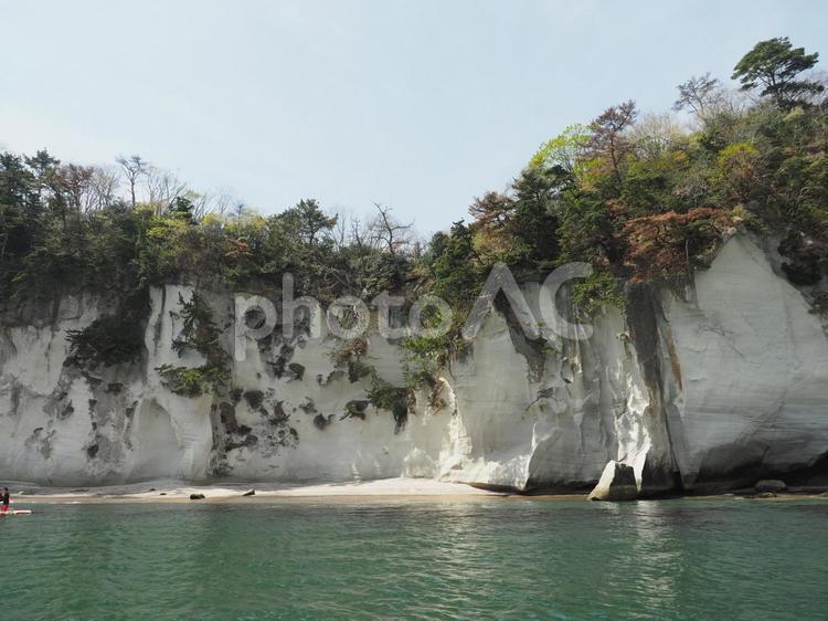 奥松島嵯峨渓の風景 松島,奥松島,嵯峨渓の写真素材