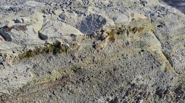 岩稜の地層 地層,岩,どんずるぼうの写真素材