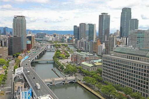 大阪 中之島の街並み 大阪 中之島の街並み 大阪,中之島,大阪市中央公会堂の写真素材