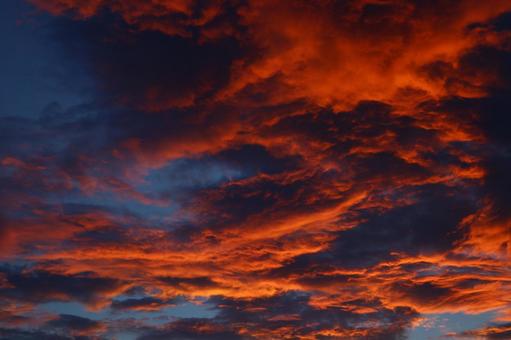 夕空 夕空の写真