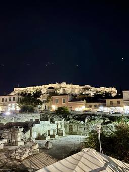 夜のギリシャ 夜のギリシャの写真