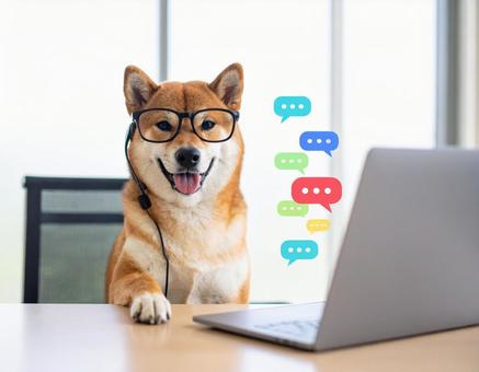 在宅ワークの写真