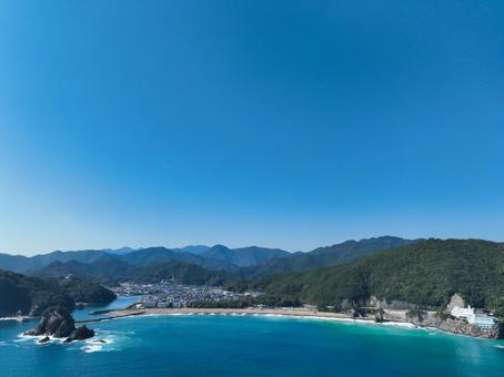 徳島県美波町　大浜海岸 大浜海岸,海岸,海の写真素材