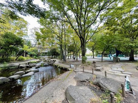 高輪公園 高輪公園 高輪公園,高輪台,高輪ゲートウェイの写真素材