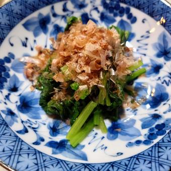 小松菜のおひたし 小松菜のおひたし 小松菜,お浸し,青菜の写真素材