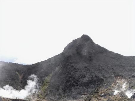 大涌谷の山 大涌谷の山の写真