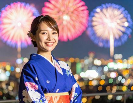 花火大会と彼女 花火大会と彼女の写真