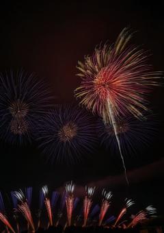 常総きぬ川花火大会 常総きぬ川花火大会 常総きぬ川花火大会,花火,fireworksの写真素材