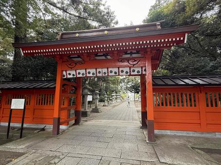 息栖神社　神門 息栖神社,東国三社,茨城県の写真素材