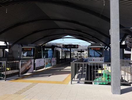 宮島口駅 宮島口駅 宮島口駅,宮島,廿日市の写真素材
