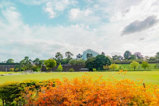 【石川】金沢城跡 石川,金沢,ishikawaの写真素材