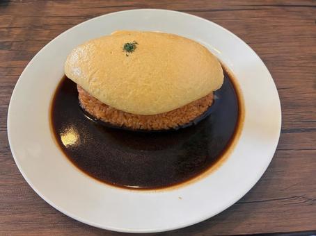 オムライス オムライス,食べ物,綺麗の写真素材