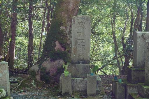 島根県-永明寺-森林太郎の墓 永明寺,寺,覚皇山の写真素材