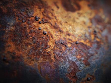 錆びた鉄板の表面のテクスチャ 錆びた鉄板の表面のテクスチャの写真