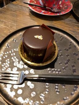 チョコケーキ クリスマス,冬,チョコの写真素材