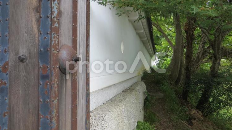 水口城　城跡の風景 水口城,碧水城,平城の写真素材