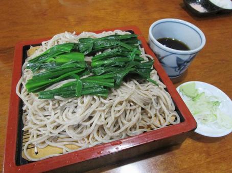ニラそば（栃木県鹿沼市の郷土料理） ニラそば,そば,ニラの写真素材