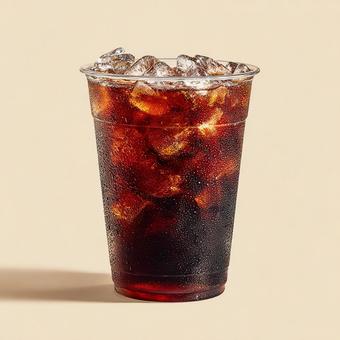 喉を潤す爽やかなアイスコーヒー 喉を潤す爽やかなアイスコーヒーの写真