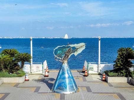 東京湾アクアライン海ほたるPA展望デッキ 東京湾アクアライン海ほたるPA展望デッキの写真