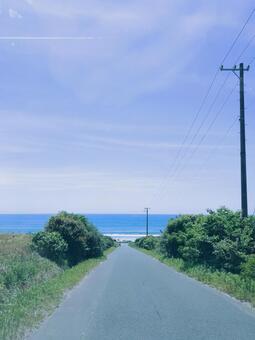 海 道 空 雲 波 海 道 空 雲 波の写真