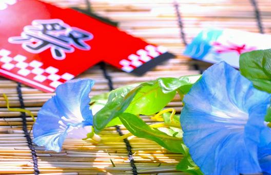 夏(祭、朝顔、氷) 夏(祭、朝顔、氷) 朝顔,祭,すだれの写真素材