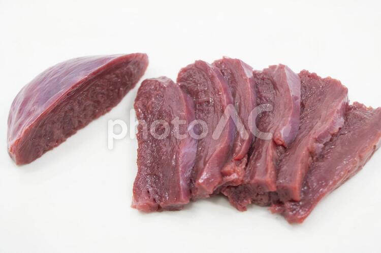 モウカサメの心臓   モウカサメの心臓,刺身,もうかさめの写真素材