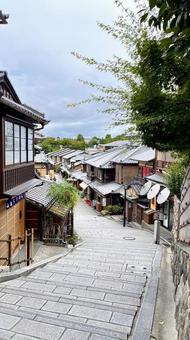 二年坂 風景,街並み,町並みの写真素材