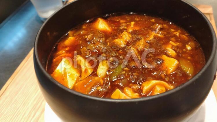 麻婆豆腐　マーボー丼　マーボー麺　 マーボー豆腐,豆腐,ピリ辛の写真素材