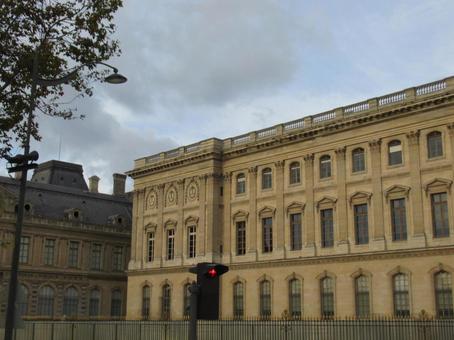 フランスパリの世界遺産のルーブル美術館 フランスパリの世界遺産のルーブル美術館 ルーブル美術館,ルーブル,美術館の写真素材